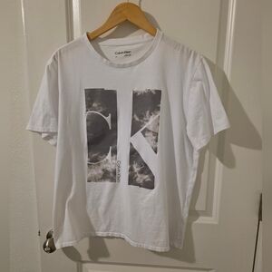 Calvin Klein White Graphic T-Shirt
